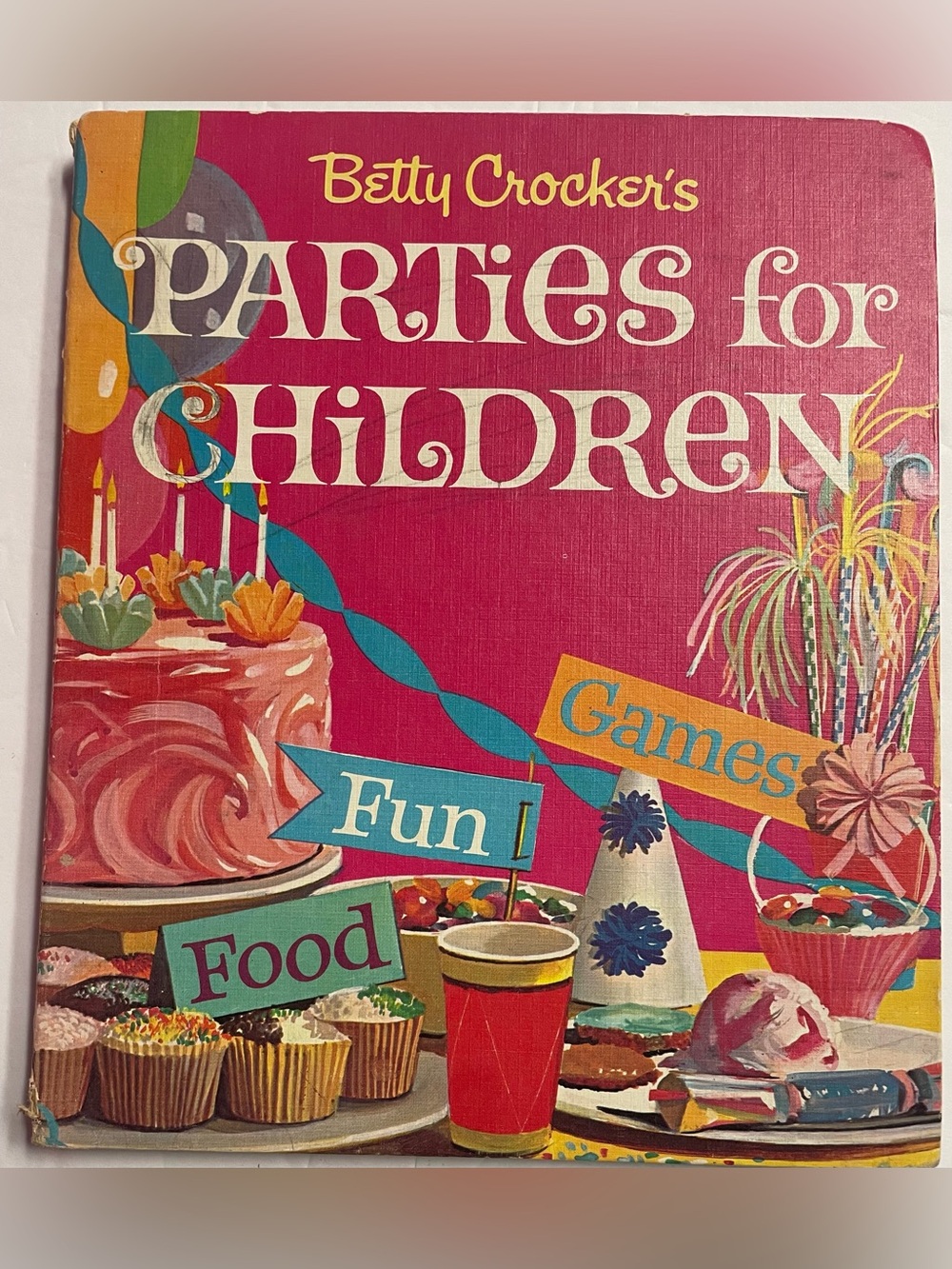 Betty Crocker's Parties for Children Cookbook 1964 Hardcover - Vintage